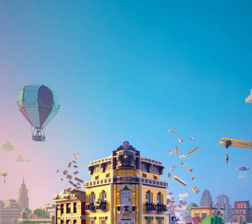Lego Skylines M�vil Horizontal fondo de escritorio