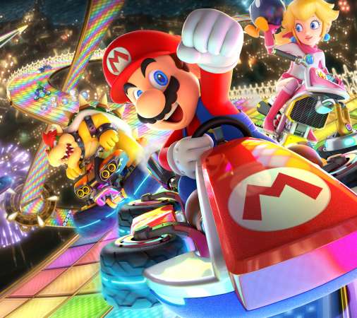 Mario Kart 8 Deluxe Mvil Horizontal fondo de escritorio