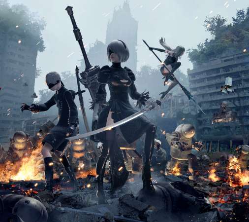 Nier Automata Mvil Horizontal fondo de escritorio