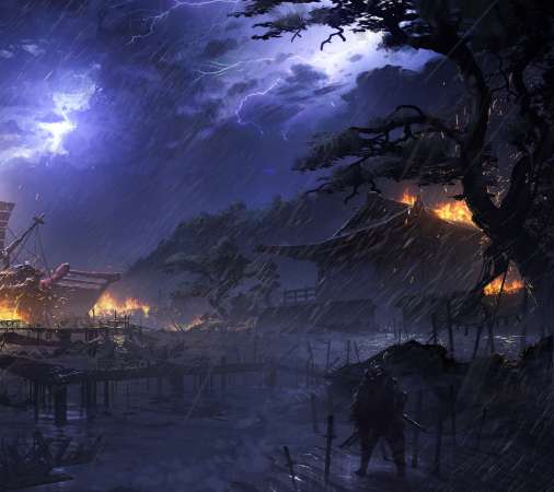 Nioh 2 Mvil Horizontal fondo de escritorio