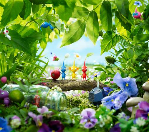 Pikmin 3 Mvil Horizontal fondo de escritorio