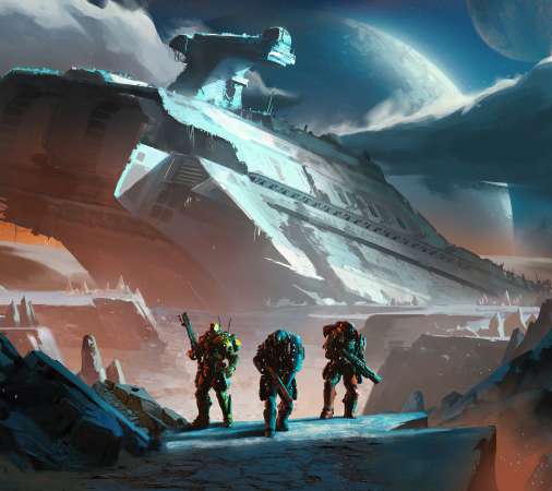 PlanetSide Arena Mvil Horizontal fondo de escritorio