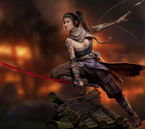 Sekiro: Shadows Die Twice fan art Mvil Horizontal fondo de escritorio