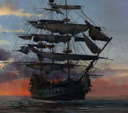 Skull & Bones Mvil Horizontal fondo de escritorio