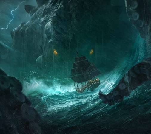 Skull & Bones M�vil Horizontal fondo de escritorio