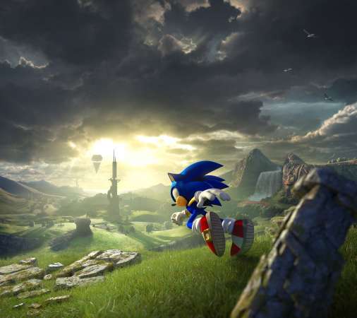 Sonic Frontiers Mvil Horizontal fondo de escritorio