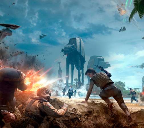 Star Wars Battlefront Rogue One: Scarif Mvil Horizontal fondo de escritorio