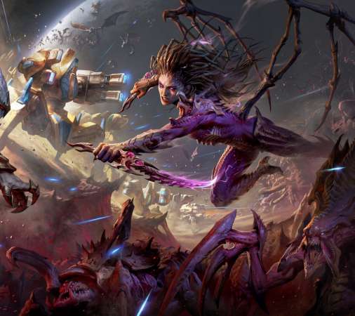 Starcraft M�vil Horizontal fondo de escritorio