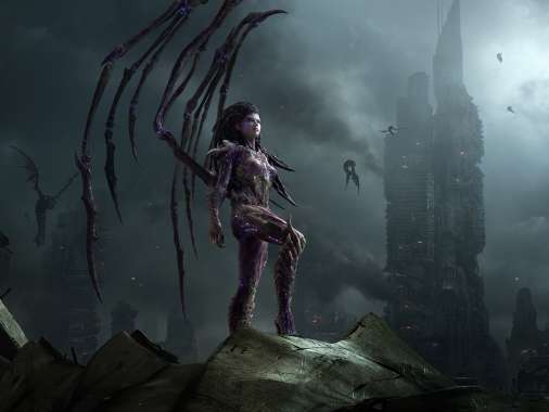 StarCraft 2: Heart of the Swarm Mvil Horizontal fondo de escritorio