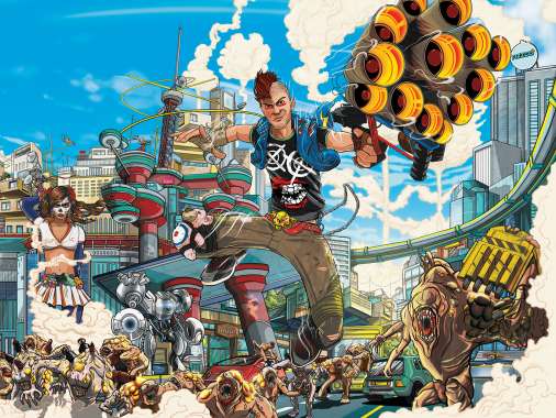 Sunset Overdrive Mvil Horizontal fondo de escritorio