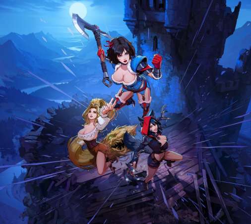 Swords & Slippers M�vil Horizontal fondo de escritorio