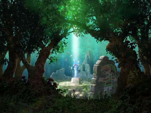 The Legend of Zelda: A Link Between Worlds Mvil Horizontal fondo de escritorio