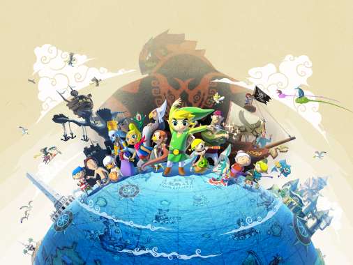 The Legend of Zelda: The Wind Waker HD Mvil Horizontal fondo de escritorio