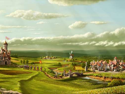 The Settlers Online Mvil Horizontal fondo de escritorio