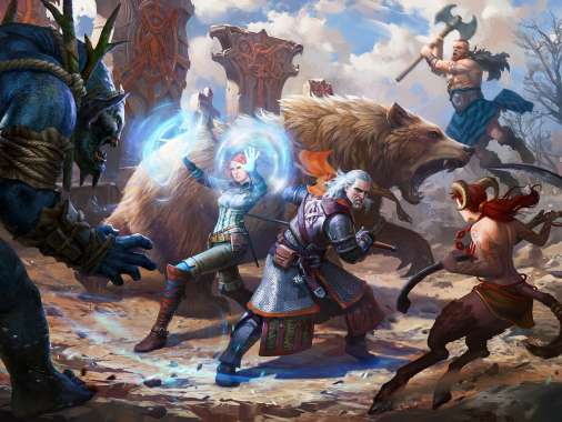 The Witcher Battle Arena Mvil Horizontal fondo de escritorio