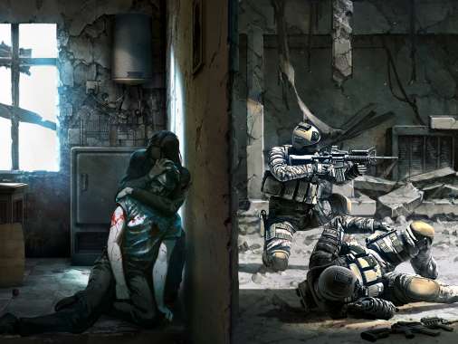 This War of Mine Mvil Horizontal fondo de escritorio