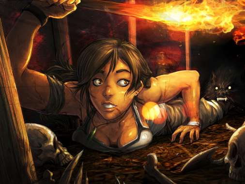 Tomb Raider 15 - Year Celebration Mvil Horizontal fondo de escritorio