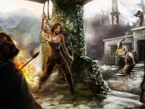 Tomb Raider fan art Mvil Horizontal fondo de escritorio