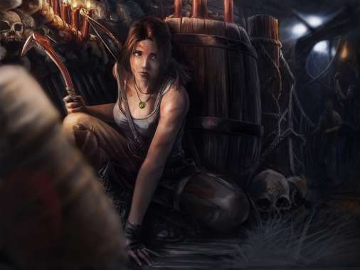 Tomb Raider fan art Mvil Horizontal fondo de escritorio