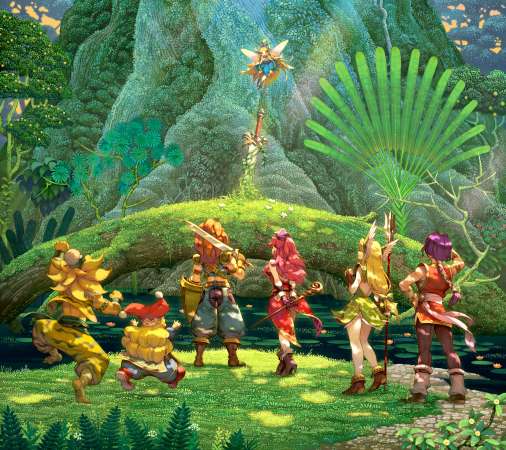 Trials of Mana Mvil Horizontal fondo de escritorio