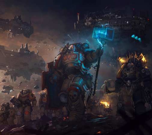 Warhammer 40,000 fan art Mvil Horizontal fondo de escritorio