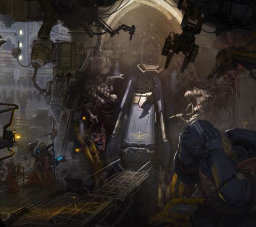 Warhammer 40,000 fan art Mvil Horizontal fondo de escritorio