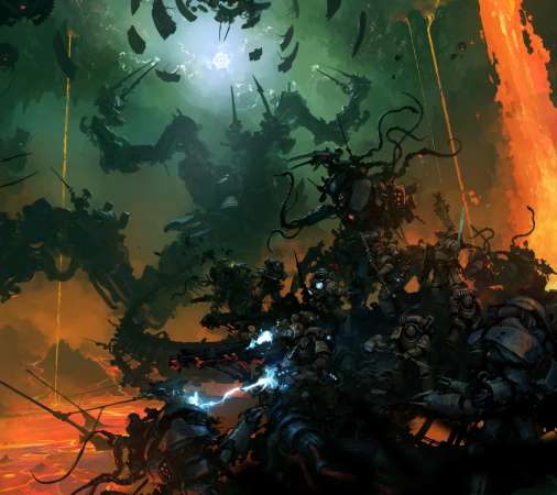 Warhammer 40,000 fan art M�vil Horizontal fondo de escritorio
