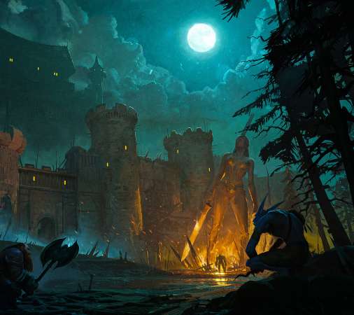 World of Warcraft fan art Mvil Horizontal fondo de escritorio