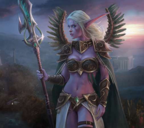 World of Warcraft fan art M�vil Horizontal fondo de escritorio