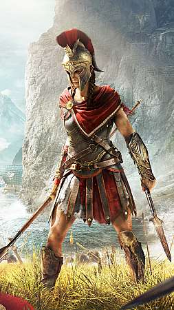 Assassin's Creed: Odyssey Móvil Vertical fondo de escritorio