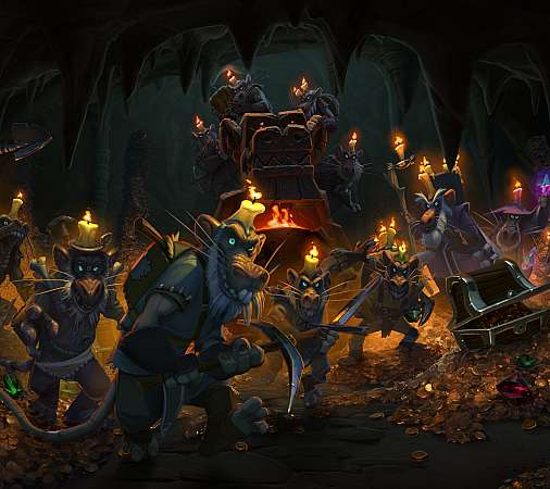 Hearthstone: Heroes of Warcraft - Kobolds & Catacombs Mvil Horizontal fondo de escritorio