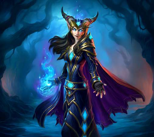 Hearthstone: Heroes of Warcraft - The Witchwood Mvil Horizontal fondo de escritorio