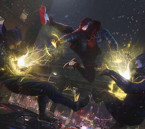 Spider-Man: Miles Morales Móvil Horizontal fondo de escritorio