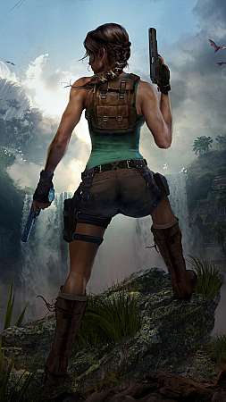 Tomb Raider 25th Anniversary Móvil Vertical fondo de escritorio