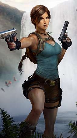 Tomb Raider I-III Remastered Starring Lara Croft Móvil Vertical fondo de escritorio