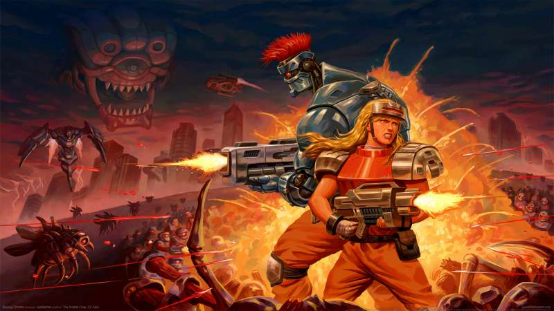 Blazing Chrome fondo de escritorio