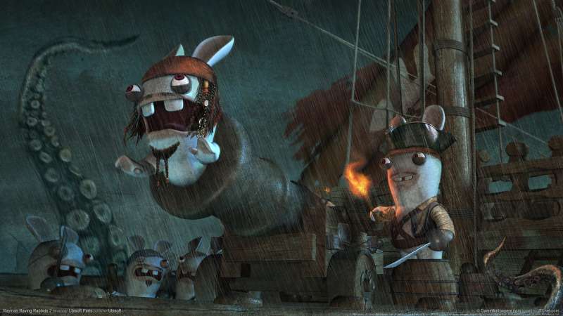 Rayman Raving Rabbids 2 fondo de escritorio