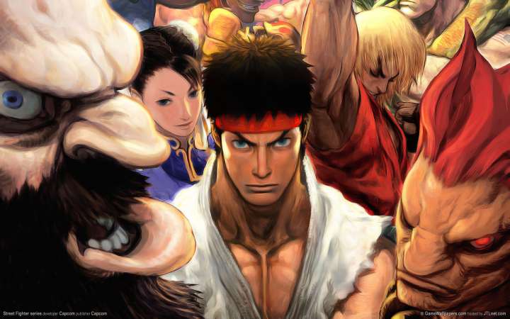 Street Fighter series fondo de escritorio