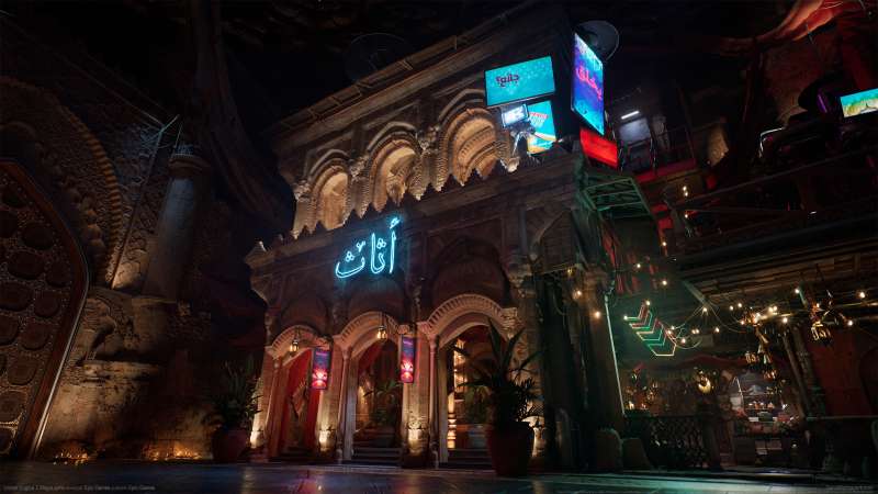 Unreal Engine 5 MegaLights fondo de escritorio