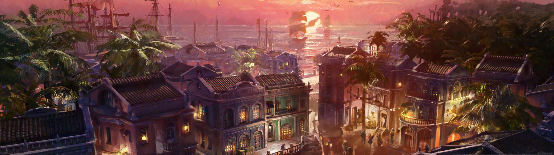 Anno 1800 superwide fondo de escritorio 03