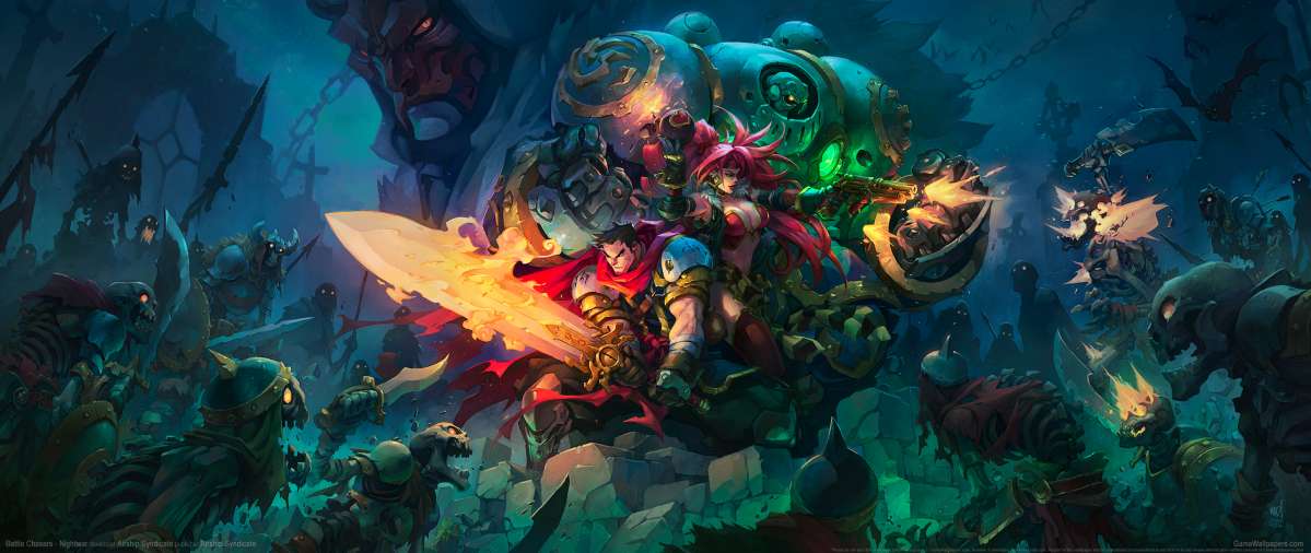 Battle Chasers - Nightwar ultrawide fondo de escritorio 02