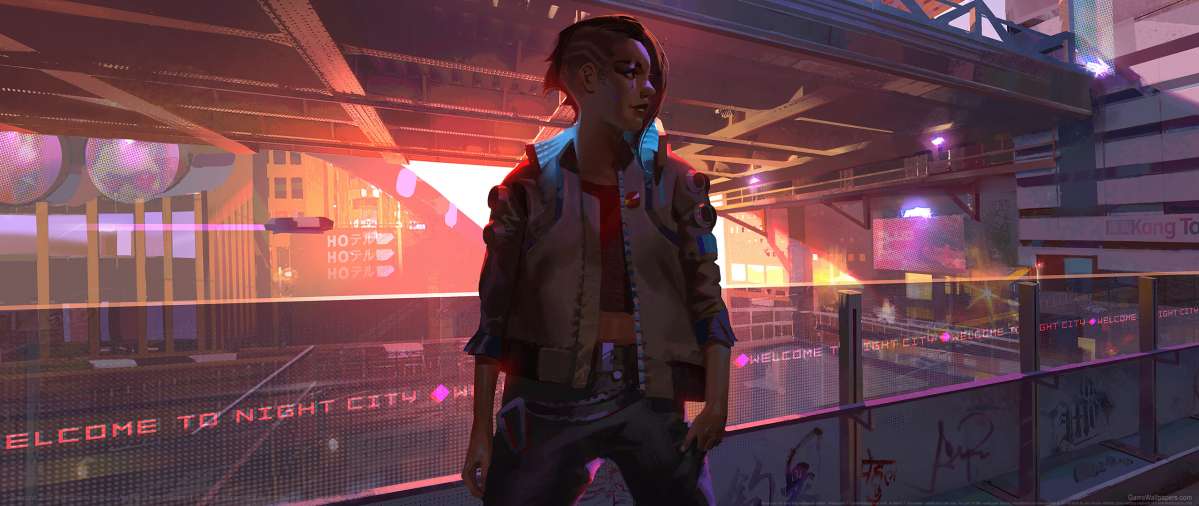 Cyberpunk 2077 ultrawide fondo de escritorio 40