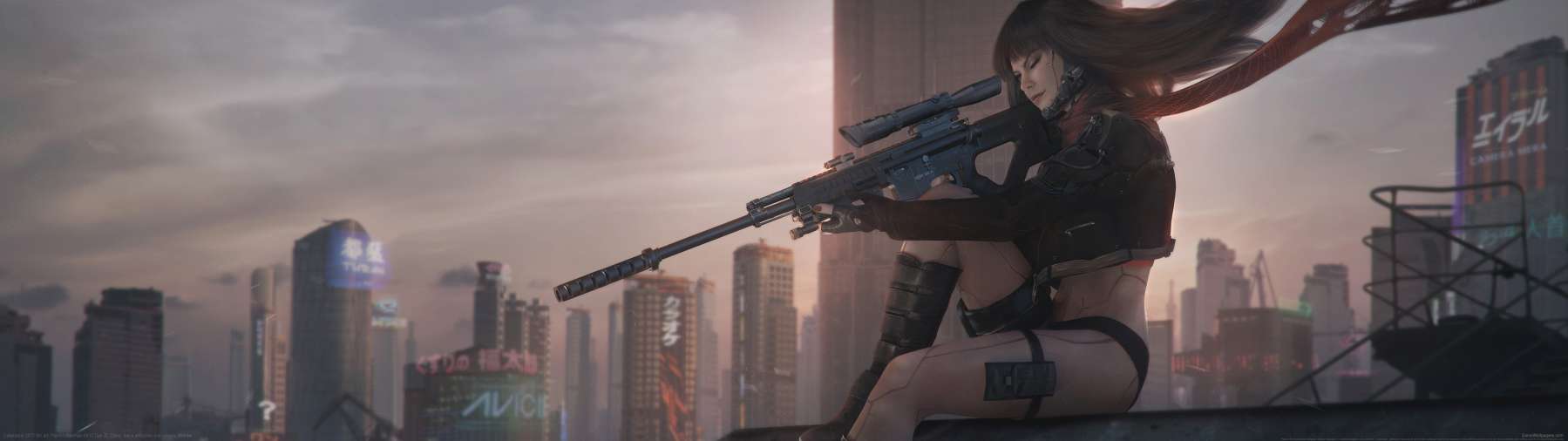 Cyberpunk 2077 fan art fondo de escritorio