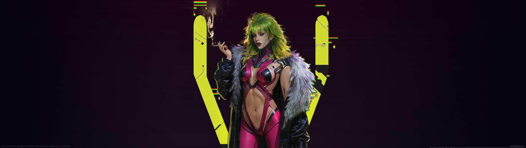 Cyberpunk 2077 fan art fondo de escritorio
