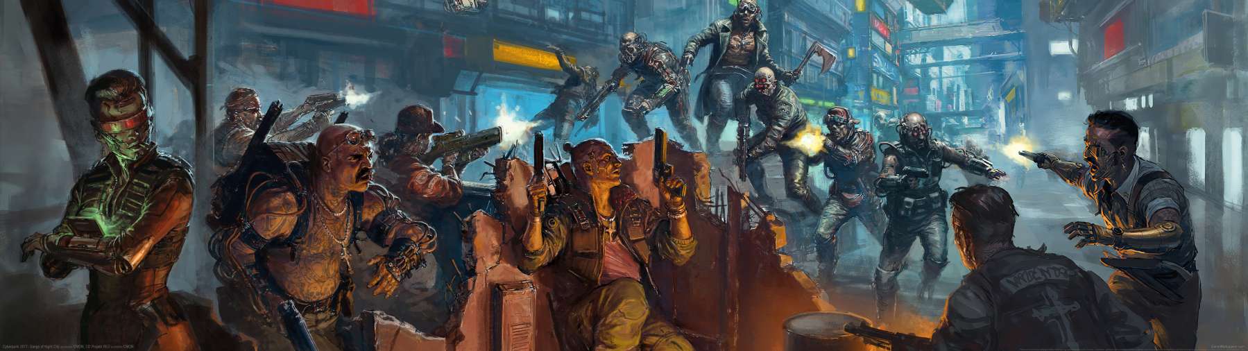 Cyberpunk 2077: Gangs of Night City fondo de escritorio