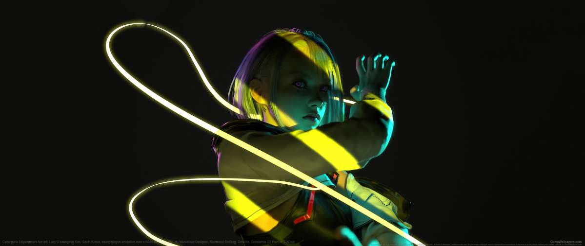 Cyberpunk: Edgerunners fan art ultrawide fondo de escritorio 03