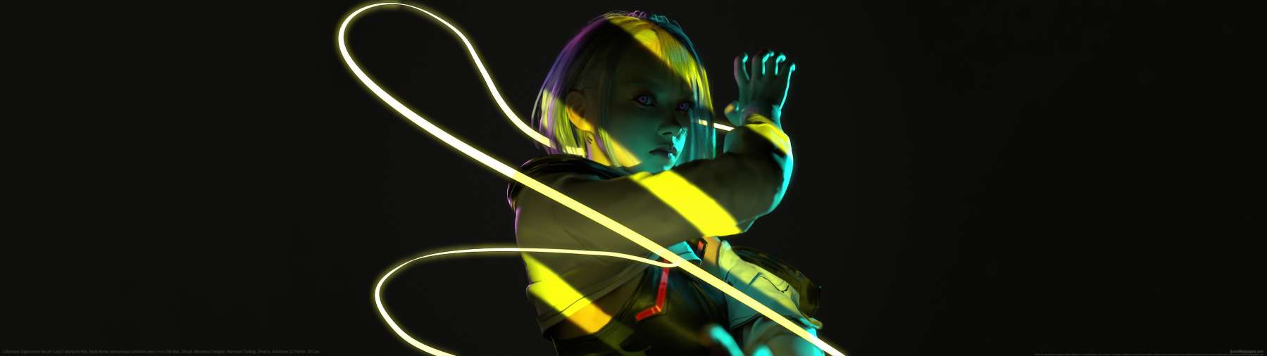 Cyberpunk: Edgerunners fan art superwide fondo de escritorio 03