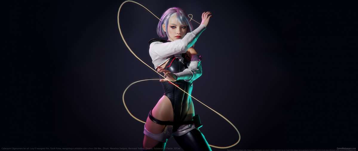 Cyberpunk: Edgerunners fan art ultrawide fondo de escritorio 04