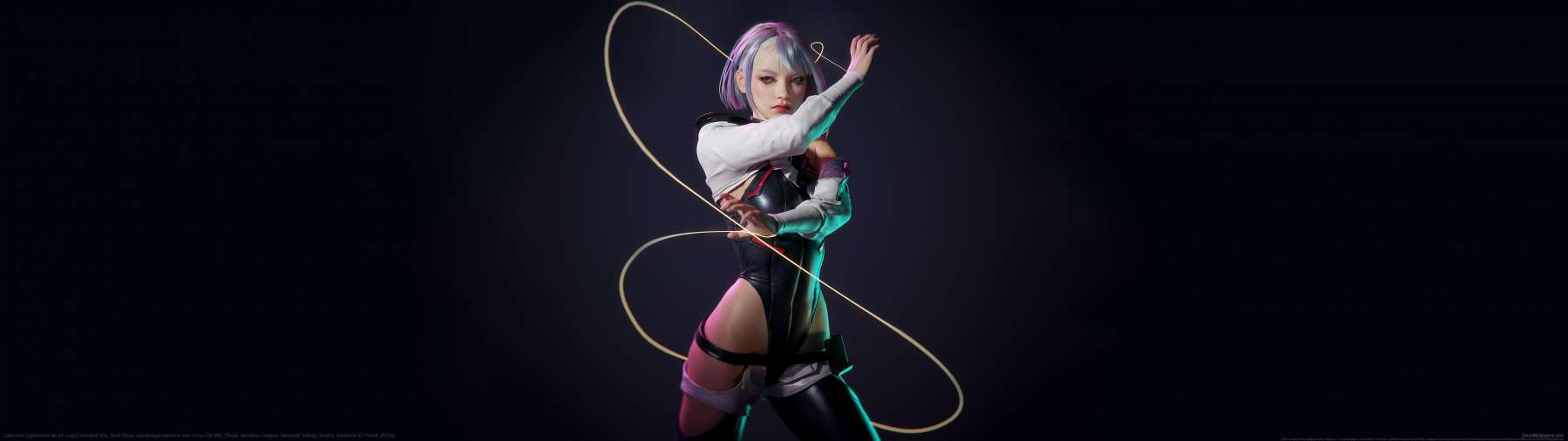 Cyberpunk: Edgerunners fan art superwide fondo de escritorio 04