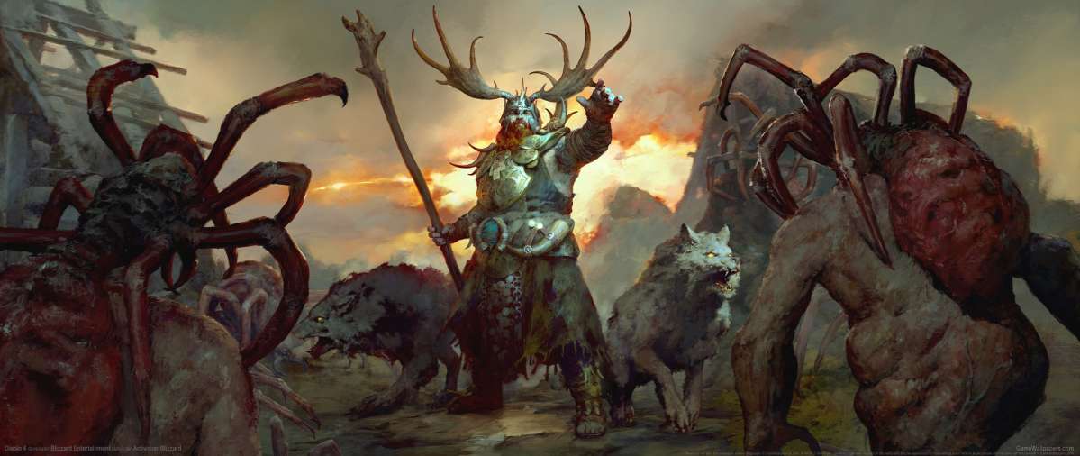 Diablo 4 ultrawide fondo de escritorio 24